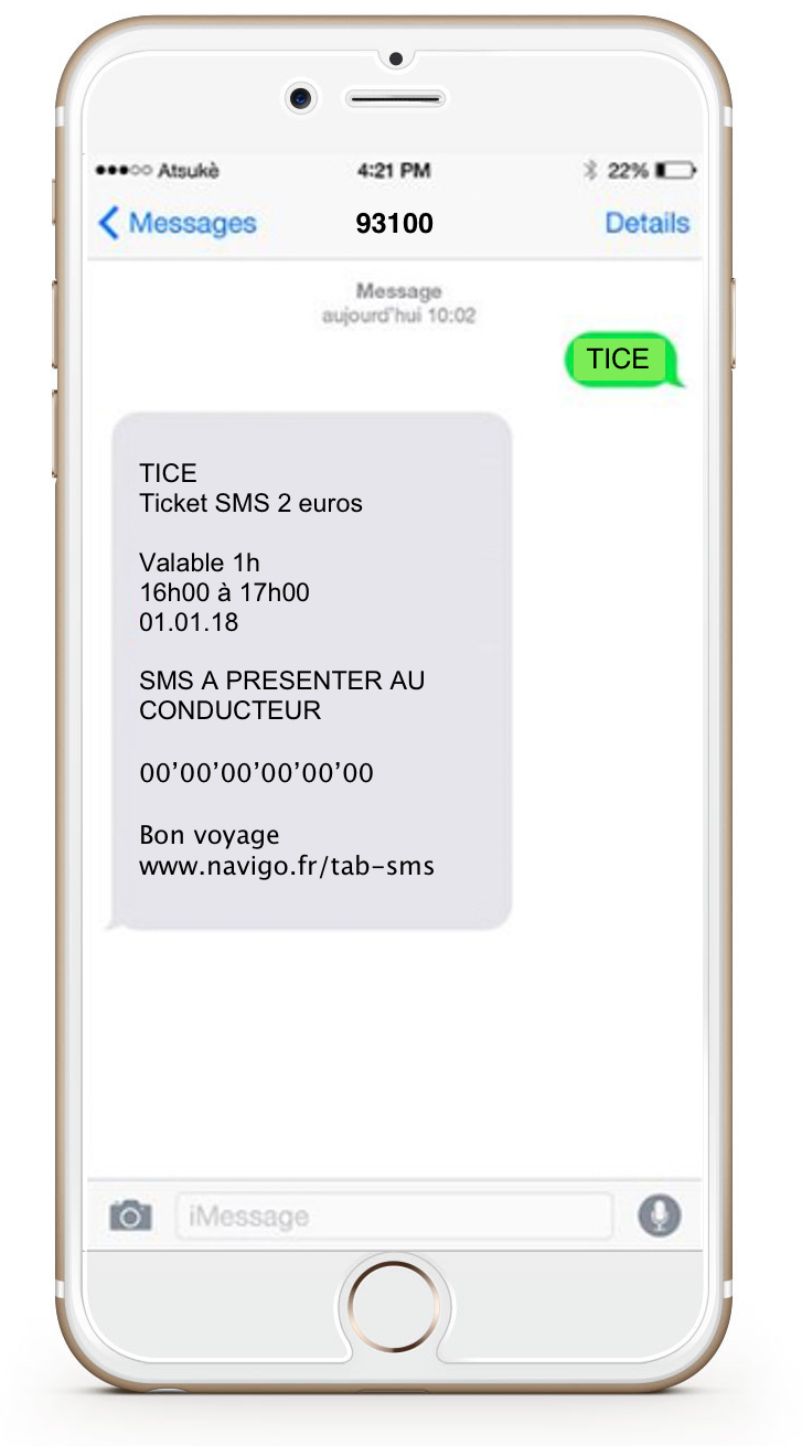 Ticket SMS
