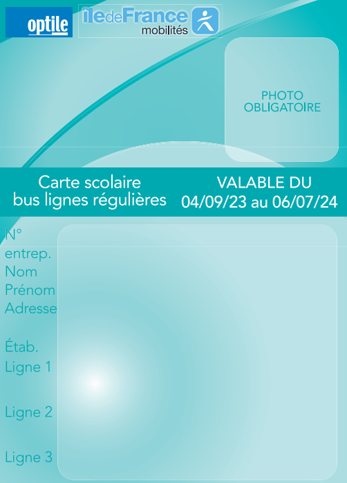 Carte Scolaire Bus